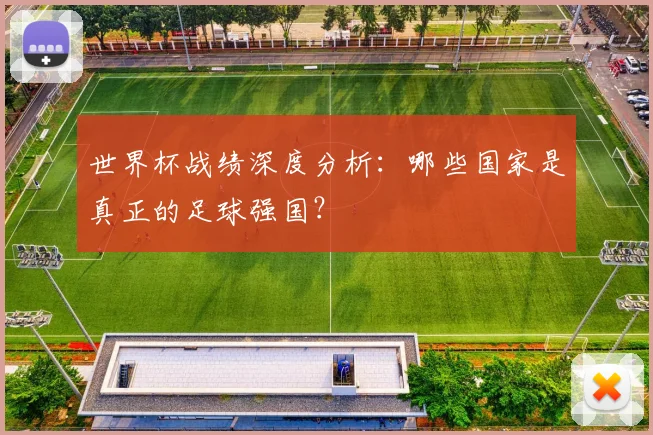 世界杯战绩深度分析：哪些国家是真正的足球强国？